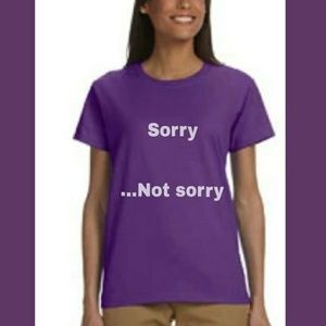 Just a bit of attitude in this T. Sorry not sorry